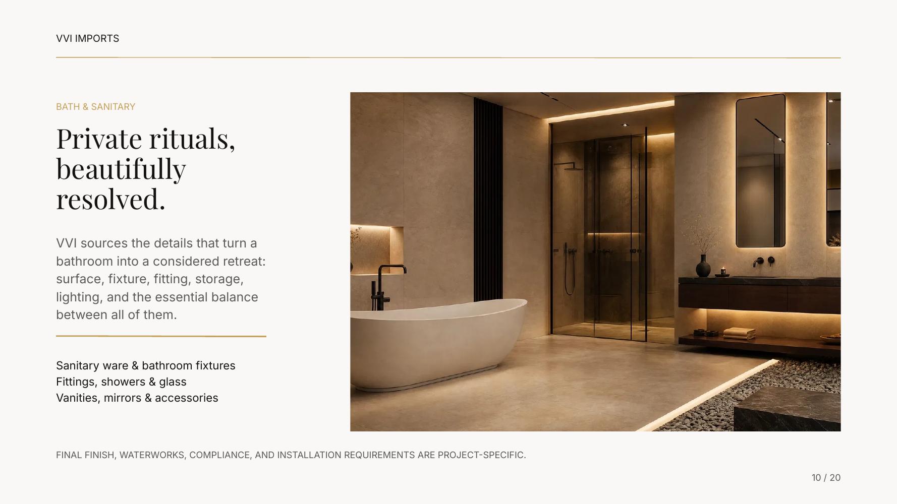 Bath & Sanitary